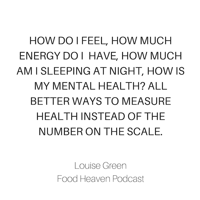 How to Separate Working out From Weight Loss with Louise Green - Food  Heaven Made Easy