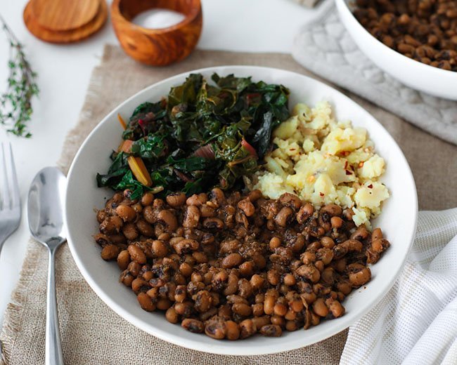 Instant Pot Black-Eyed Peas For New Years