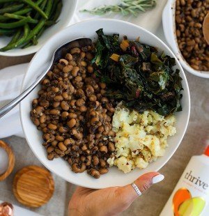 Instant Pot Black-Eyed Peas For New Years